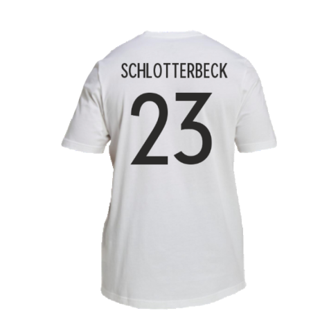 2022-2023 Germany DNA Graphic Tee (White) (Schlotterbeck 23)