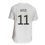 2022-2023 Germany Game Day Travel T-Shirt (White) (Gotze 11)