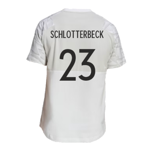 2022-2023 Germany Game Day Travel T-Shirt (White) (Schlotterbeck 23)