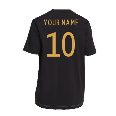 2022-2023 Germany Icon HIC Tee (Black) (Your Name)