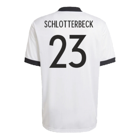 2022-2023 Germany Icon Jersey (White) (Schlotterbeck 23)