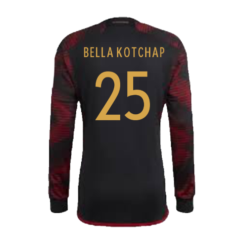 2022-2023 Germany Long Sleeve Away Shirt (Bella Kotchap 25)