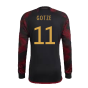 2022-2023 Germany Long Sleeve Away Shirt (Gotze 11)