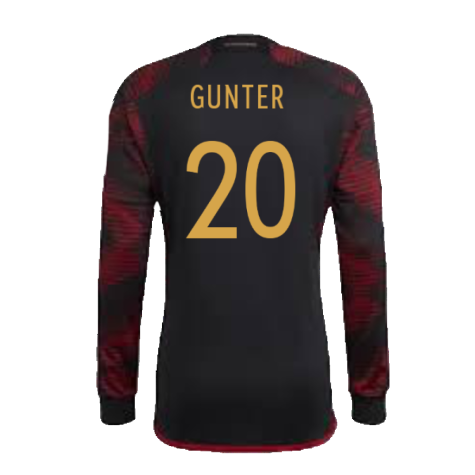 2022-2023 Germany Long Sleeve Away Shirt (Gunter 20)