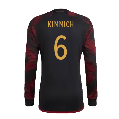 2022-2023 Germany Long Sleeve Away Shirt (Kimmich 6)