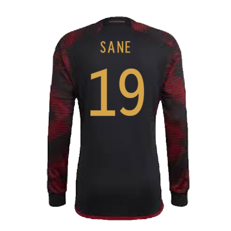 2022-2023 Germany Long Sleeve Away Shirt (Sane 19)