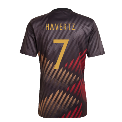 2022-2023 Germany Pre-Match Shirt (Black) (HAVERTZ 7)