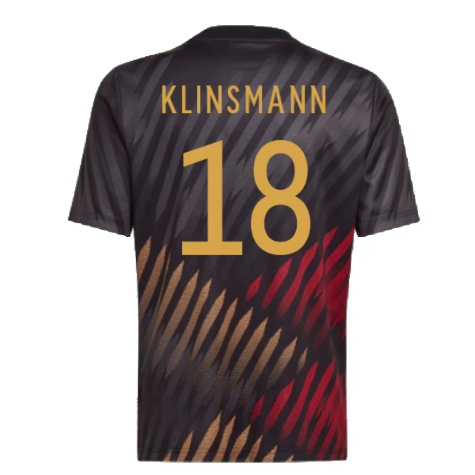 2022-2023 Germany Pre-Match Shirt (Black) - Kids (KLINSMANN 18)