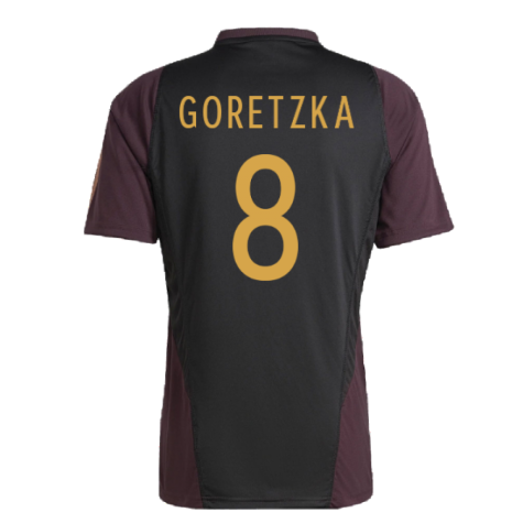 2022-2023 Germany Training Jersey (Shadow Maroon) (GORETZKA 8)