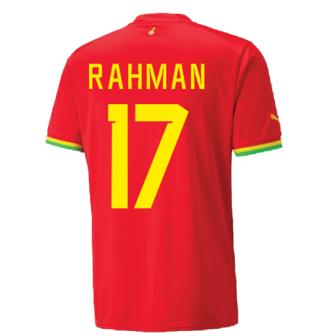 2022-2023 Ghana Away Shirt (RAHMAN 17)