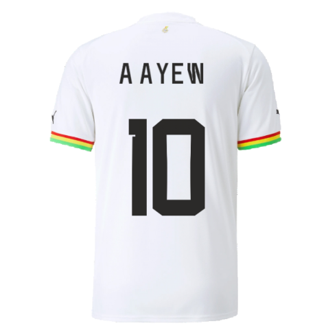 2022-2023 Ghana Home Shirt (A AYEW 10)