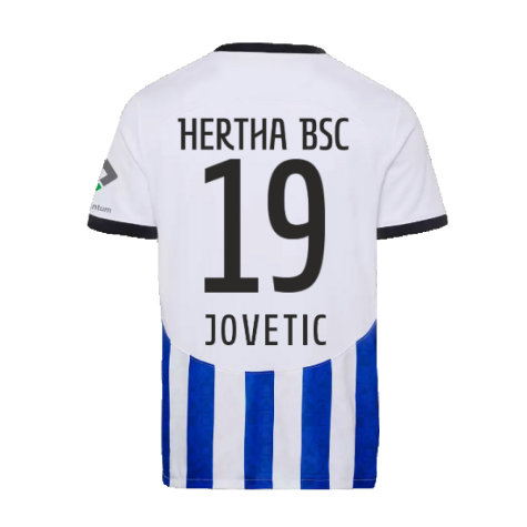 2022-2023 Hertha Berlin Home Shirt (Kids) (JOVETIC 19)