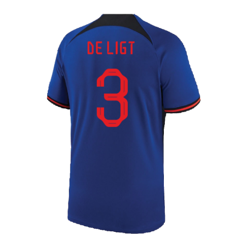 2022-2023 Holland Away Shirt (DE LIGT 3)