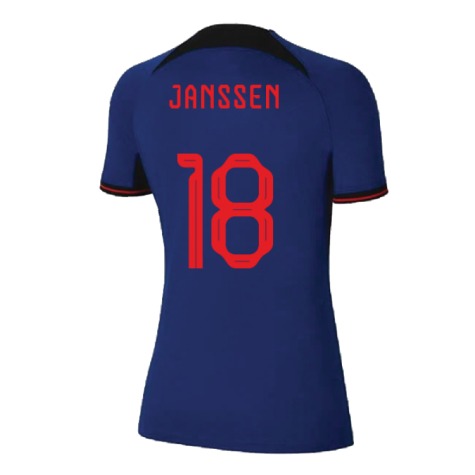 2022-2023 Holland Away Shirt (Ladies) (Janssen 18)