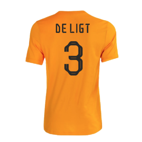 2022-2023 Holland Crest Tee (Orange) (DE LIGT 3)