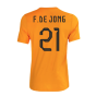 2022-2023 Holland Crest Tee (Orange) (F.DE JONG 21)