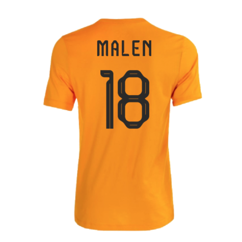 2022-2023 Holland Crest Tee (Orange) (MALEN 18)