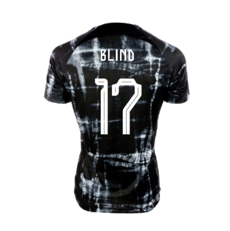2022-2023 Holland Pre-Match Training Shirt (Black) (BLIND 17)