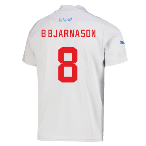 2022-2023 Iceland Away Shirt (Kids) (B BJARNASON 8)