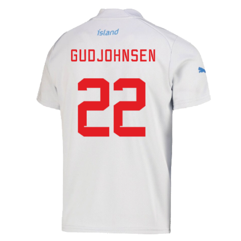 2022-2023 Iceland Away Shirt (Kids) (GUDJOHNSEN 22)