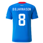 2022-2023 Iceland Home Shirt (B BJARNASON 8)