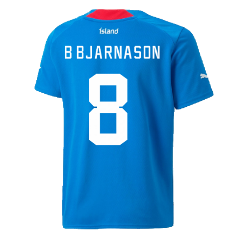 2022-2023 Iceland Home Shirt (Kids) (B BJARNASON 8)