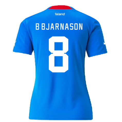 2022-2023 Iceland Home Shirt (Ladies) (B BJARNASON 8)
