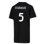 2022-2023 Inter Milan Crest T-Shirt (Black) (STANKOVIC 5)