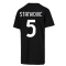 2022-2023 Inter Milan Crest Tee (Black) (STANKOVIC 5)