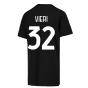 2022-2023 Inter Milan Crest Tee (Black) (VIERI 32)