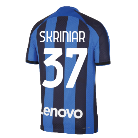 2022-2023 Inter Milan Home Jersey (SKRINIAR 37)