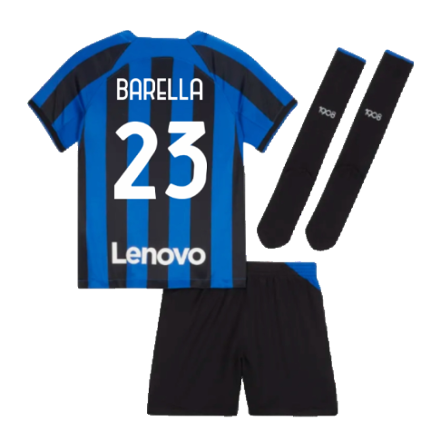 2022-2023 Inter Milan Home Mini Kit (BARELLA 23)