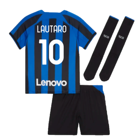 2022-2023 Inter Milan Home Mini Kit (LAUTARO 10)