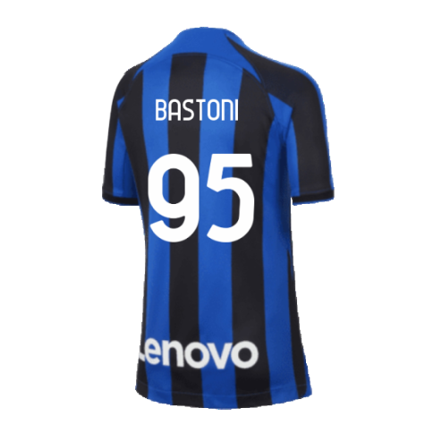 2022-2023 Inter Milan Home Shirt (Kids) (BASTONI 95)