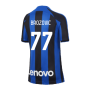 2022-2023 Inter Milan Home Shirt (Kids) (BROZOVIC 77)