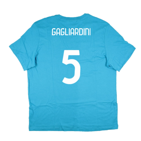 2022-2023 Inter Milan Swoosh Tee (Blue) (GAGLIARDINI 5)