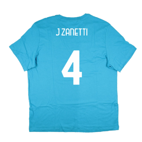2022-2023 Inter Milan Swoosh Tee (Blue) (J ZANETTI 4)