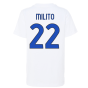2022-2023 Inter Milan Swoosh Tee (White) - Kids (MILITO 22)