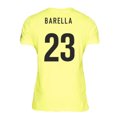 2022-2023 Inter Milan Voice Tee (Yellow) (BARELLA 23)
