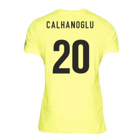 2022-2023 Inter Milan Voice Tee (Yellow) (CALHANOGLU 20)