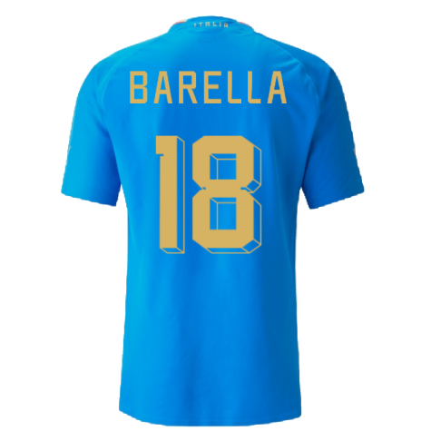 2022-2023 Italy Authentic Home Shirt (BARELLA 18)