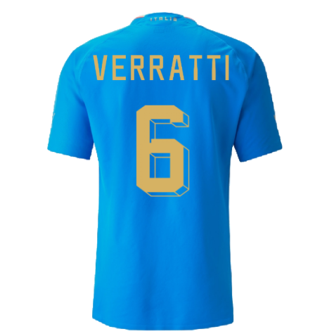 2022-2023 Italy Authentic Home Shirt (VERRATTI 6)