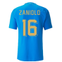 2022-2023 Italy Authentic Home Shirt (ZANIOLO 16)