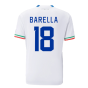 2022-2023 Italy Away Shirt (BARELLA 18)