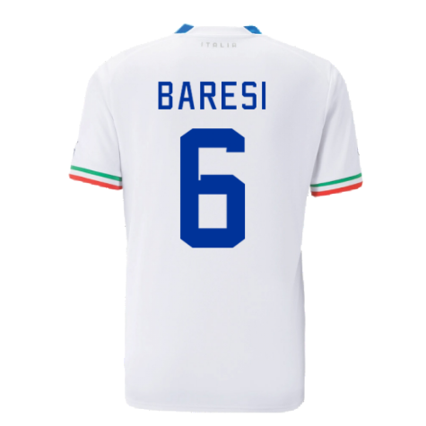 2022-2023 Italy Away Shirt (BARESI 6)