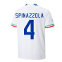 2022-2023 Italy Away Shirt (Kids) (SPINAZZOLA 4)