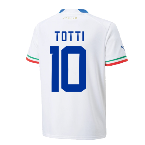 2022-2023 Italy Away Shirt (Kids) (TOTTI 10)