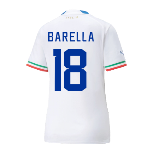 2022-2023 Italy Away Shirt (Ladies) (BARELLA 18)