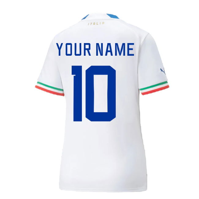 2022-2023 Italy Away Shirt (Ladies) (Your Name)