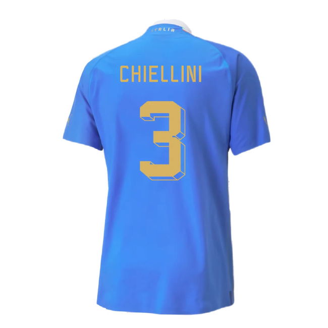 2022-2023 Italy Home Jersey Authentic with Packaging (CHIELLINI 3)